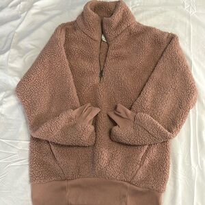 American Eagle plush zip-up